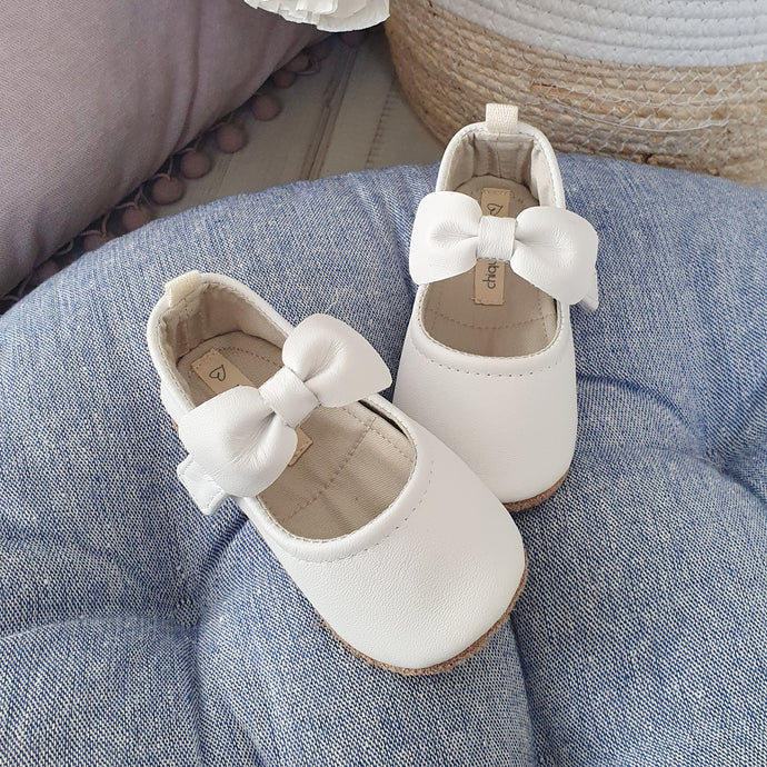 THE BOW MARYJANES - BLANCO 13.5