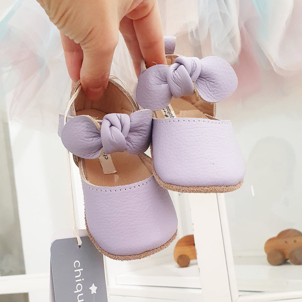THE BOW SANDALS - BLUEBERRY